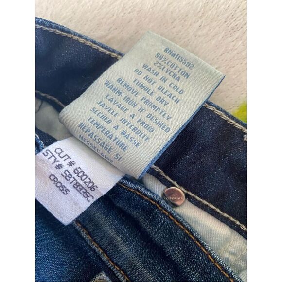 Vintage Robins Jean Rock N Roll Jeans Cross Angel Embroidery - Picture 6 of 12